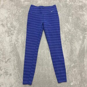 Nike Leggings Womens Size Small Blue Workout Yoga Pants Dri-Fit